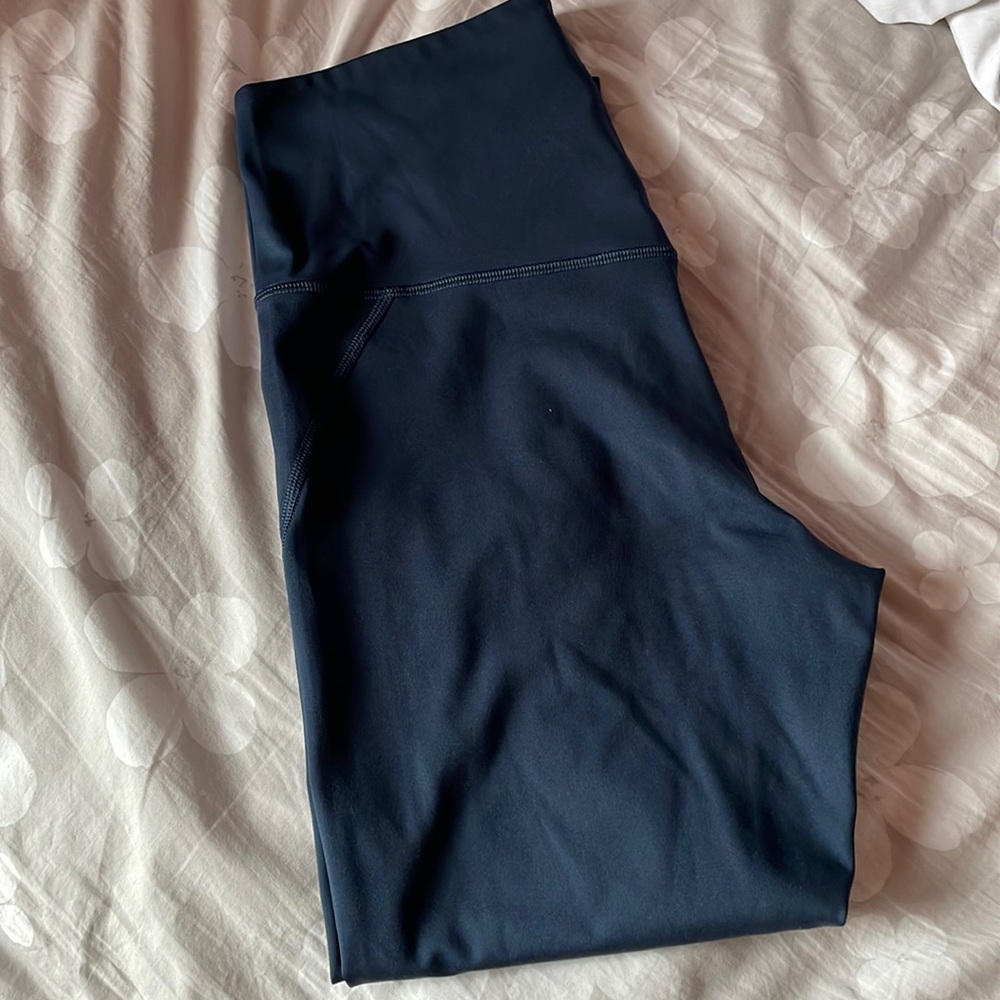 Girlfriend Collective Navy Blue Leggings